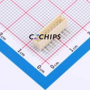 HCZZ0002-9 Wire-to-Board Pin Header Bent Lead Through Hole,P=1.5mm Connector 1x9P 1.5mm Right Angle Insert ZH - Product Image 1