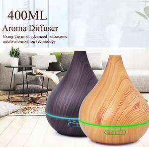 Aroma Diffuser 400Ml Ultrasonic <b>Humidifier</b> With Led Light For Home Office Desk Use - Product Image 1
