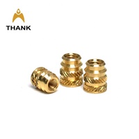 Inserts filetés M2 M3 M4 M5, inserts filetés moletés en laiton, inserts filetés pour impression 3D, couple élevé et résistance à la traction