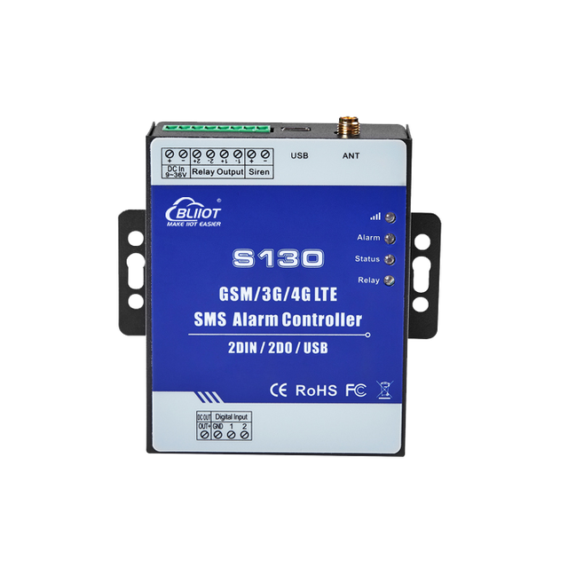 GSM 3G 4G SMS Remote Controller Alarm with 2DI 2DO USB for Unmanned Machine Rooms
