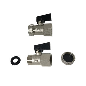 1/4 mâle femelle OEM ODM Standard usine chinoise eau laiton Mini vanne de vidange à bille - Product Image 1