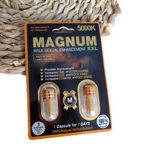 Magnum 5000K XXL Capsules à base de plantes pour hommes, longue durée, vitalité, énergie, endurance, 2 capsules en blister - Product Image 6