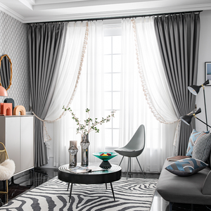 Оптовая Продажа Модные декоративные готовые толстые плотные шторы ткань - Product Image 6