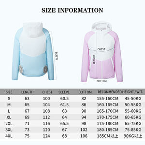 الصيف تكييف الهواء دعوى USB الذكية لحام النايلون الملابس مكيف هواء متنقل مروحة تبريد سترة مع مروحة - Product Image 6