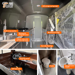 Carrito de Bar Móvil Portátil en Venta, Remolque de Alta Calidad en Acero Inoxidable 304, Camión de Café Estilo Citroën, Directo de Fábrica - Product Image 4