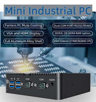 Riyadh Minipc ordinateur Intel Celeron Core I3 I5 N2840 Linux bras sans ventilateur Mini carte mère bureau Barebone personnel Portable Pc