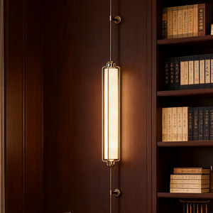 Chinese Style Wall Lamp 120cm Bronze Color LED E27 Switch Control For Hotel Villa Living Room <b>Corridor</b> - Product Image 3