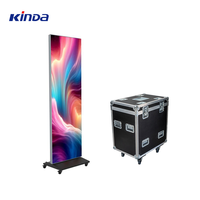 Écran d'affichage LED ultra-fin P1.25 P1.87 P1.5 P2.5, affiche numérique intelligente LED, contrôle WiFi USB, affichage publicitaire intérieur