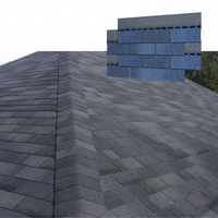 Kanadischer Standard Günstige Wasserdichte Schöne Asphalt-Dachschindeln für Holzdachsysteme Villen