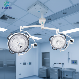 Lampe d'examen <span class=keywords><strong>LED</strong></span> de plafond pour clinique SR900+800D, prix d'usine, instrument vétérinaire, lampes de chirurgie médicale - Product Image 3