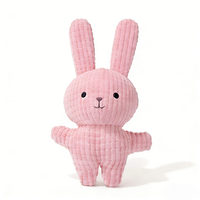 Jouets en peluche pour animaux de compagnie Lapin de Pâques 2026 Lapin personnalisé Nouveau design Jouet à mâcher pour chien