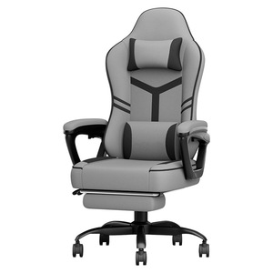 Gaming <b>Chair</b> PU Leather Foam Filling Height Adjustable Swivel Reclining <b>Chair</b> For Home Office <b>Study</b> Room - Product Image 2