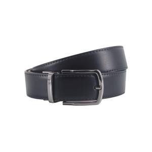 Cinto de Couro Genuíno Reversível com Fivela Rotativa para Homens, Cintos Dupla Face na Cor Preta - Product Image 5