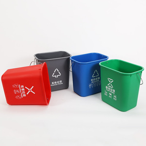 <b>Square</b> Trash Can 10L Waste Sorting <b>Bin</b> For Kitchen Household Indoor Use - Product Image 3