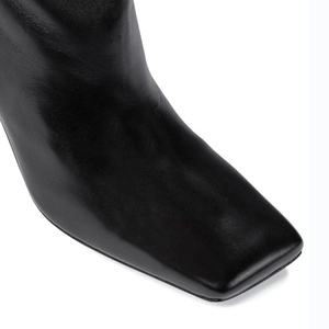 Famoso Designer di Marca Stivali Nero Dell'unità di elaborazione A Punta Tacchi A Spillo Elastico Largo Della Coscia Sopra Il Ginocchio Della Coscia Stivali Alti Stivali Lunghi - Product Image 4