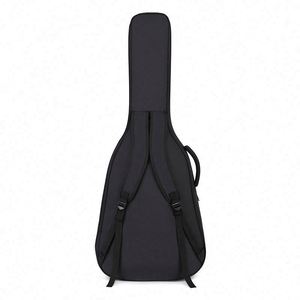 Échantillon gratuit, vente en gros, sac de guitare électrique Oxford imperméable sur mesure, rembourré 15 mm, noir, pour guitare basse - Product Image 3