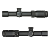Ohhunt Fabricant OEM 1-7x28 Rouge Illuminé Large Vue Serrure Réinitialiser Optique Compacte Portée Chasse