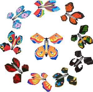 Fée magique papillon volant avec élastique, jouet papillon à remonter, cadeau <span class=keywords><strong>surprise</strong></span>, fête, Noël, vente chaude - Product Image 1