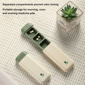 กล่องยาพกพาขนาดเล็ก 3 ช่อง สำหรับใส่ยาเม็ด วิตามิน กล่องจัดยาประจำวัน - Product Image 3