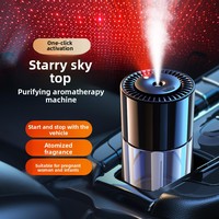 Diffuseur de parfum intelligent haut de gamme pour voiture, effet ciel étoilé, purificateur d'air pour voiture neuve avec parfum longue durée, vaporisateur automatique