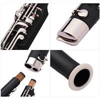 Woodwind Instrument Bassoon Synthetic Wood Body Cupronickel Silver Plated Keys C Key Bassoon for Beginner Student