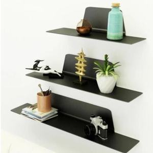 Kinno estantes de pared flotantes montado <span class=keywords><strong>en</strong></span> la pared estante de especias de metal baño <span class=keywords><strong>en</strong></span> estante de pared color blanco - Product Image 3