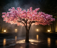 Décoration pour la maison, l'hôtel et le restaurant, plante artificielle, fleurs de cerisier artificielles, arbres de cerisier artificiels