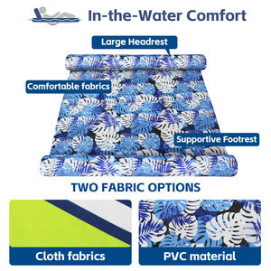 Nouveau matelas flottant double taille pour piscine, avec impression intégrale, pour adultes, idéal pour bronzer et se détendre dans l'eau - Product Image 4