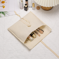 Sac à poussière recyclable personnalisé de haute qualité pochette en lin en toile sergé avec emballage d'enveloppe à rabat pour sous-vêtements en coton