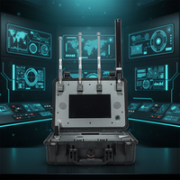 Détecteur de signal WIFI 400-6000 MHz, détecteur de signal FPV GPS de bureau, dispositif de protection pour la détection et la sonderie des drones, détection de localisation des UAV