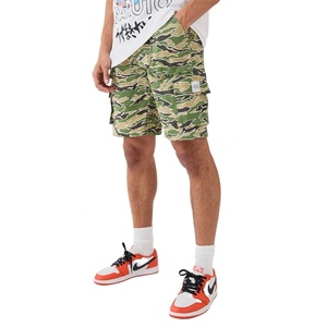 Wholesale Factory Custom <b>Camo</b> Printed Relaxed <b>Cargo</b> Shorts <b>Men</b> Tactical Utility Pockets <b>Cargo</b> Pants for Summer - Product Image 5
