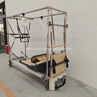 Machine d'entraînement de yoga et Pilates 3-en-1 en aluminium durable pour studio, avec fonctions d'entraînement corporel