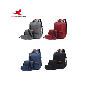 New Laptop Backpack Three-piece Business <b>Bag</b> USB Sports Backpack Business <b>Computer</b> <b>Bag</b> Travel Backpack School <b>Bags</b> - Product Image 1