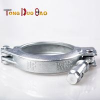Accessoires de pompe à béton Putzmeister 5 "ZX 6" ZX Bolt Clamp Wedge Clamp pour coude pliable No.1