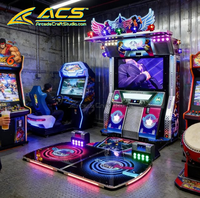 Machine de jeu d'arcade interactive ACS Dance, plateforme rythmique, équipement de divertissement commercial intérieur, métal, espagnol/japonais