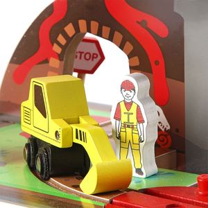 Set Trenino <span class=keywords><strong>Thomas</strong></span> in Legno Multistrato con Scenari Minerali, 79 Pezzi, Unisex, per Età 5-7 Anni, Gioco di Assemblaggio in Legno di Faggio - Product Image 2