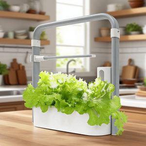 Système de culture hydroponique d'intérieur avec panneau de contrôle intelligent, pots auto-arrosants et éclairage LED pour jardin <span class=keywords><strong>potager</strong></span> domestique - Product Image 3