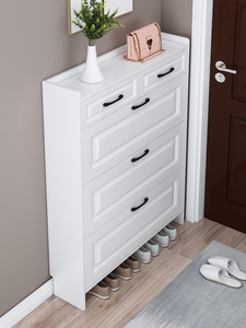 Tủ giày siêu mỏng kinh tế lối vào hộ gia đình đơn giản hiện đại đa chức năng lưu trữ hẹp cửa lật nhỏ giá giày - Product Image 2