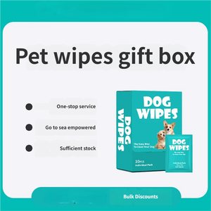Оптовые влажные салфетки для ухода за домашними животными без спирта, для кошек и собак, портативные, для чистки, груминга и купания - Product Image 3