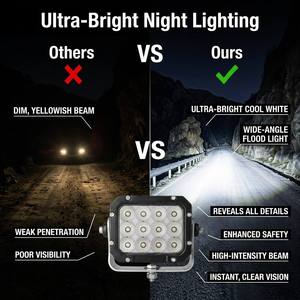 ไฟส่องสว่างสำหรับงานหนัก 120W LED ขนาด 5.5 นิ้ว IP69K 50,000 ชั่วโมง <span class=keywords><strong>OSRAM</strong></span> สำหรับงานก่อสร้างและเกษตรกรรม - Product Image 5