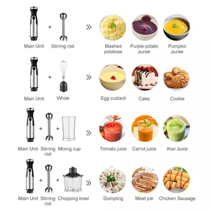 Accessoires <span class=keywords><strong>de</strong></span> mélangeur à main brenda, presse-agrumes 4 en 1, mélangeur <span class=keywords><strong>de</strong></span> <span class=keywords><strong>viande</strong></span>, broyeur d'aliments, mini mélangeur <span class=keywords><strong>de</strong></span> bâtons - Product Image 2