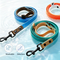 Laisse pour chien et chat en PVC, best-seller transfrontalier, résistante à l'eau et aux déchirures, rembourrée, anti-frottement, écologique, pour usage extérieur, vente en gros