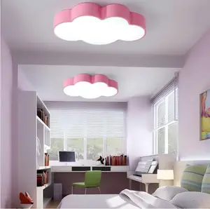 Çocuk Odası Yatak Odası Ev Dekorasyon Macarons Renk Bulutlar LED Tavan avize Modern led Avize aydınlatma