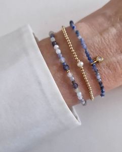 Handgemachte Mode New Style Exquisite Kristalls tein Naturstein Süßwasser perlen Perlen Armband für Damen schmuck - Product Image 1