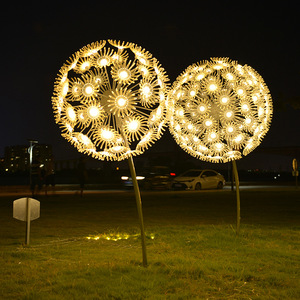 Lampe LED Pissenlit Feux d'Artifice Étanche pour Extérieur Jardin Parc Pelouse Place Publique Décoration Paysagère - Product Image 2
