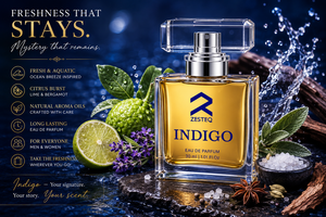 น้ำหอม ZESTEQ Indigo Long Lasting Perfume 30 มล. โอ เดอ ปาร์ฟูม กลิ่นหอมสดชื่นจากมหาสมุทร สำหรับผู้ชายและผู้หญิง เหมาะสำหรับใส่ไปทำงาน - Product Image 6