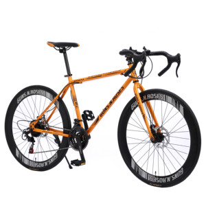 จักรยานเสือหมอบคุณภาพสูง ราคาประหยัด โครงเหล็กคาร์บอนสูง อลูมิเนียมอัลลอยด์ 21 สปีด สำหรับผู้ชาย - Product Image 1