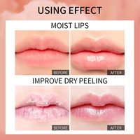 Vente de gros Huile de brillant à lèvres hydratante Rouge à lèvres hydratant transparent Baume à lèvres teinté naturel repulpant