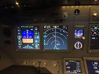 Simulateur de cockpit d'entraînement au vol B737-800