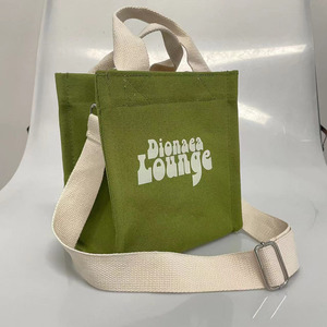 Vải gấp phim hoạt hình Tote Túi mua sắm với Messenger Crossbody tùy chọn tùy chỉnh in thư thiết kế cho nút du lịch đóng cửa - Product Image 1